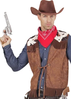Brązowa KAMIZELKA COWBOY XL