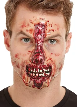 Charakteryzacja twarzy na Halloween SZTUCZNA RANA