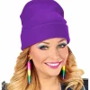Czapka BEANIE fioletowa