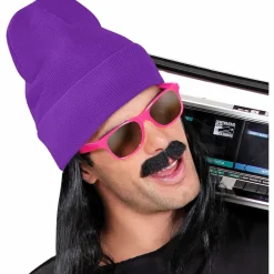 Czapka BEANIE fioletowa