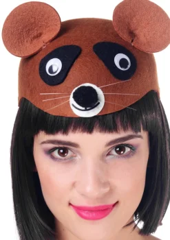 Czapka MYSZ brązowa