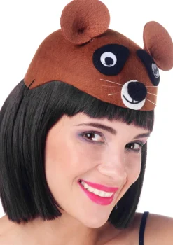 Czapka MYSZ brązowa
