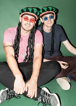 Czapka RASTA z dredami