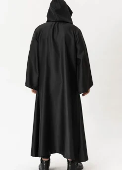 Czarna peleryna z kapturem Strój na Halloween