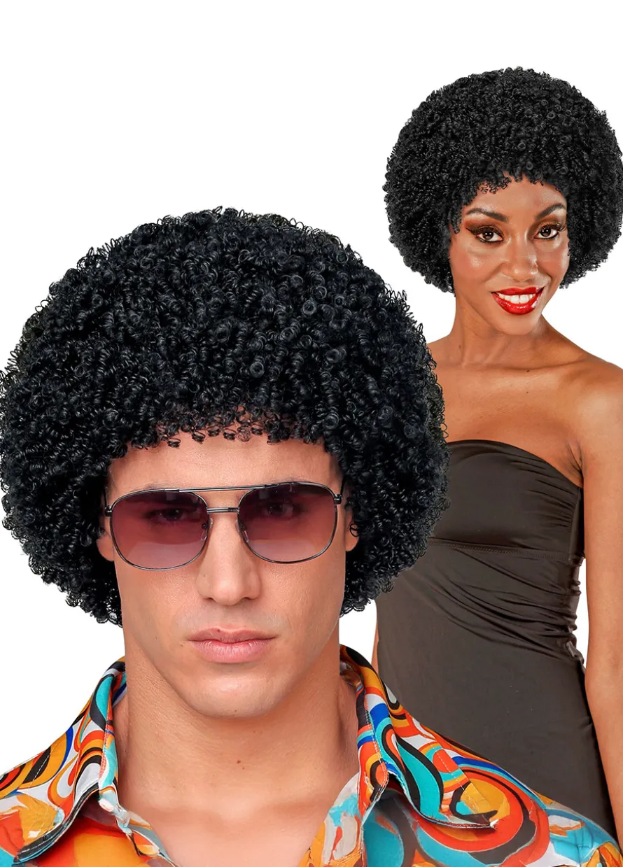 Czarna PERUKA AFRO