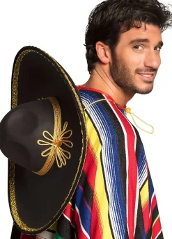 Czarne SOMBRERO MEKSYKAŃSKIE premium
