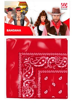 Czerwona bandana KOWBOJSKA