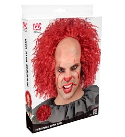 Czerwona peruka CLOWNA