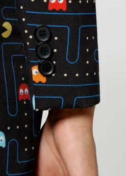 Damski śmieszny garnitur PAC-MAN marynarka i spódnica