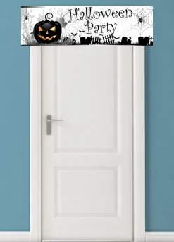 Dekoracja drzwi na Halloween CMENTARZYSKO baner powitalny