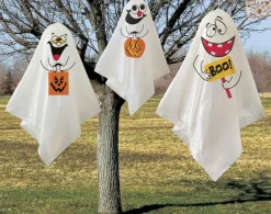 Dekoracja DUSZKI ozdoby na Halloween do ogrodu