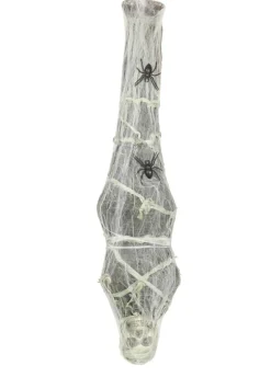 Dekoracja halloweenowa KOŚCIOTRUP w pajęczynie 120cm