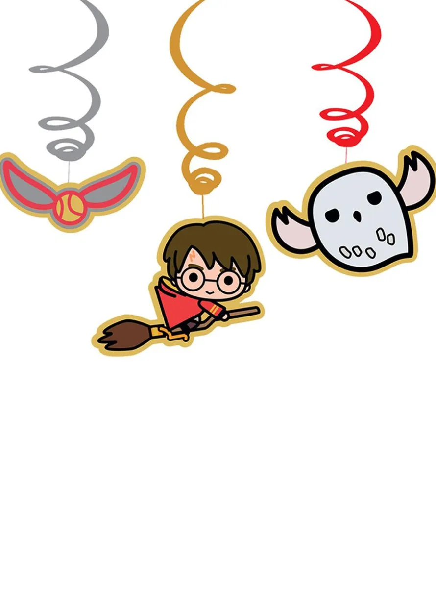 Dekoracja HARRY POTTER papierowa (6szt.)