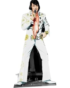 Dekoracja kartonowa ELVIS PRESLEY White