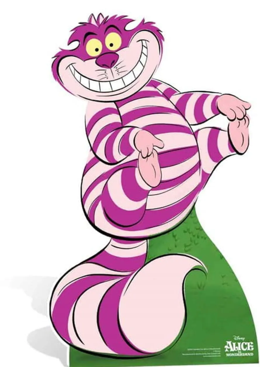 Dekoracja kartonowa KOT Z CHESHIRE