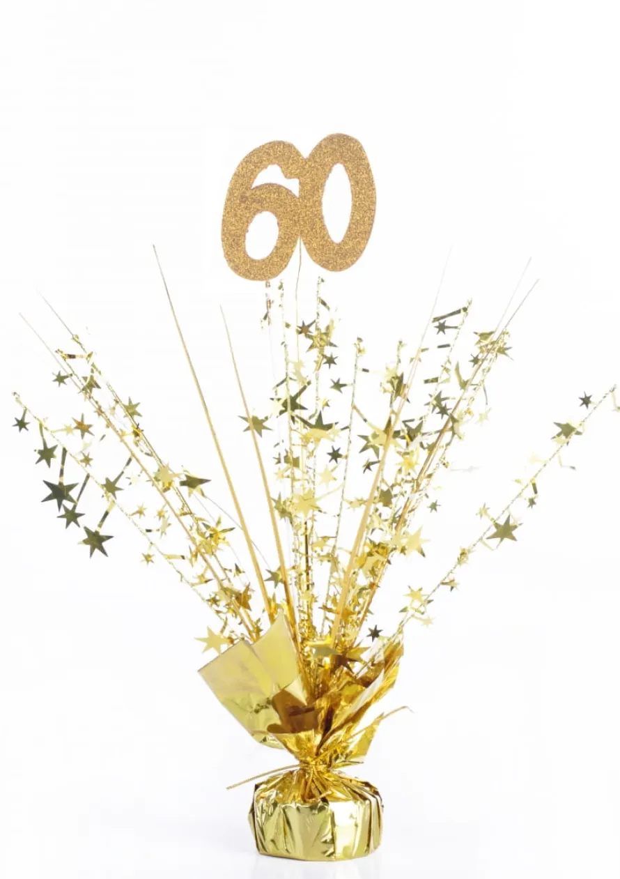 Dekoracja kaskadowa 60 LAT złota
