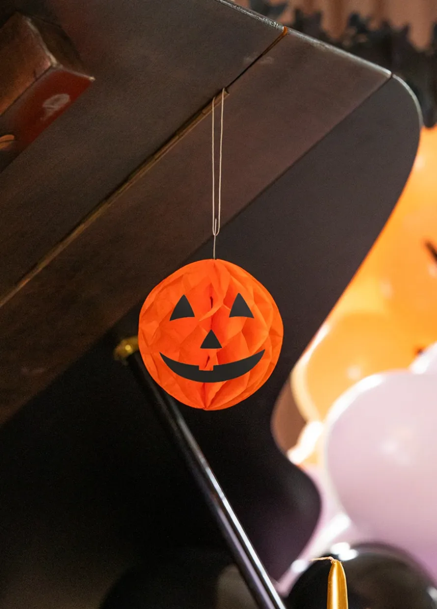 Dekoracja na Halloween DYNIE HALLOWEENOWE rozety papierowe (3szt.)