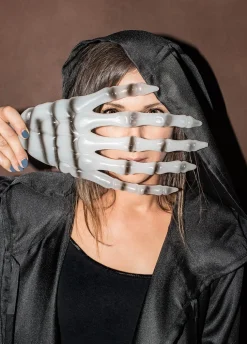 Dekoracja na Halloween RĘKA świecąca w ciemności