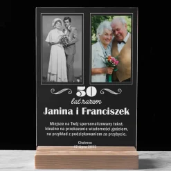 Dekoracja na 50 rocznicę ślubu