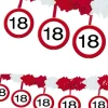 Dekoracja na 18 urodziny dekoracja urodzinowa ZNAK 18 (4m)