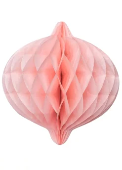 Dekoracja papierowa HONEYCOMB łososiowa 30cm