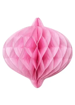 Dekoracja papierowa HONEYCOMB różowa 30cm
