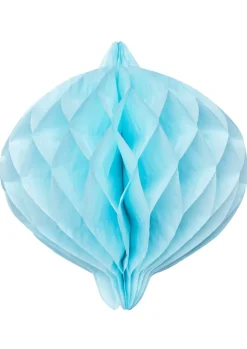 Dekoracja papierowa HONEYCOMB niebieska 40cm