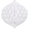 Dekoracja papierowa HONEYCOMB biała 30cm