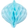 Dekoracja papierowa HONEYCOMB niebieska 30cm