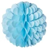 Dekoracja papierowa KWIAT niebieska 30cm