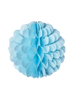 Dekoracja papierowa KWIAT niebieska 20cm