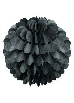 Dekoracja papierowa KWIAT szara 30cm