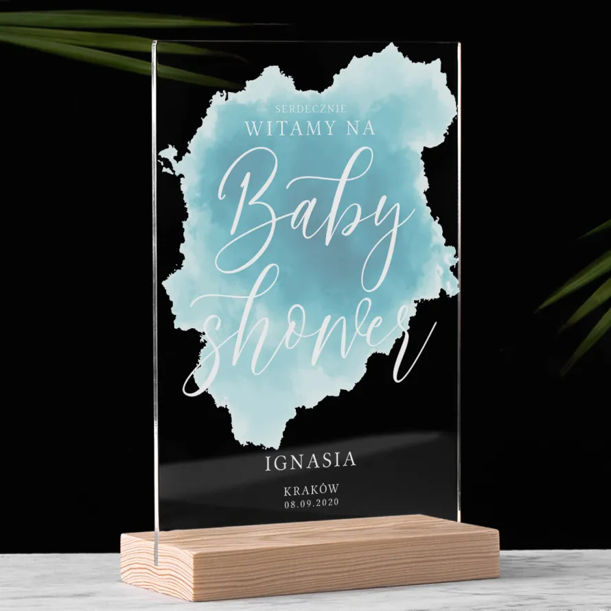 Dekoracja stojąca BABY SHOWER BOY