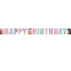 Dekoracja urodzinowa BARBIE girlanda Happy Birthday