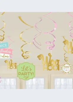 Dekoracja wisząca CONFETTI FUN swirl