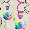 Dekoracja wisząca DISCO serpentyna (12szt.)