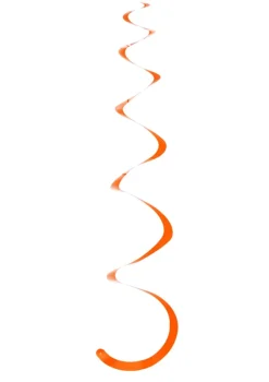 Dekoracja wisząca SWIRL pomarańczowa (5szt.)