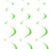 Dekoracja wisząca SWIRL zielona (5szt.)