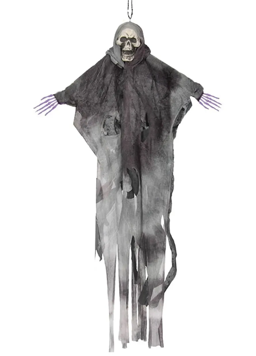 Dekoracja wisząca SZKIELET dekoracja Halloween czarna 64cm
