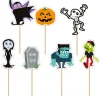 Dekoracje ciast MONSTERS ozdoba halloweenowa 7szt.