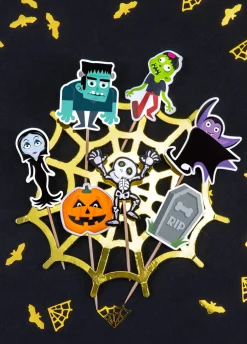Dekoracje ciast MONSTERS ozdoba halloweenowa 7szt.