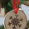 Dekoracje drewniane VINTAGE NOEL (6szt.)