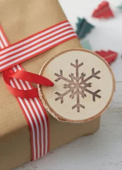 Dekoracje drewniane VINTAGE NOEL (6szt.)