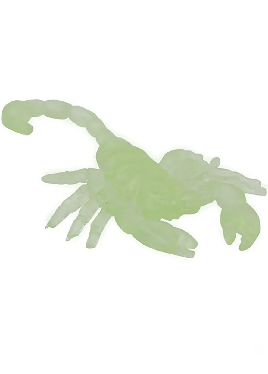 Dekoracje halloweenowe ŚWIECĄCE SKORPIONY 8 szt.