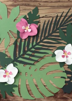 Dekoracje papierowe ALOHA dekoracje hawajskie mix