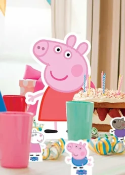 Dekoracje ŚWINKA PEPPA tekturowe (11szt.)
