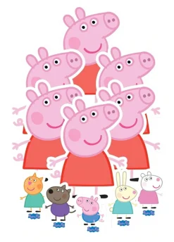 Dekoracje ŚWINKA PEPPA tekturowe (11szt.)