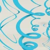 Dekoracje wiszące SWIRL niebieskie (12szt.)