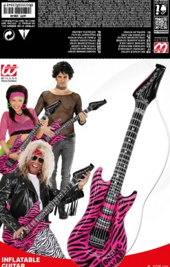 Dmuchana GITARA różowa