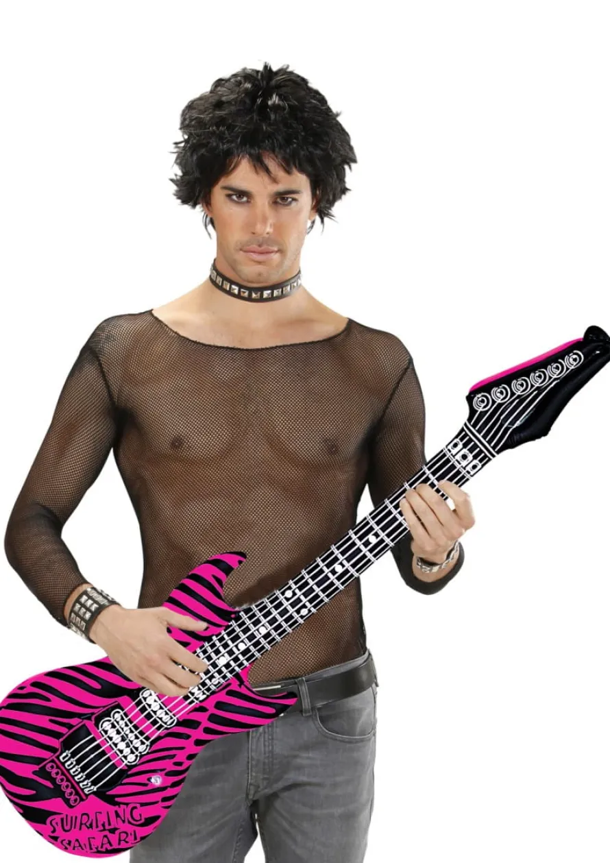Dmuchana GITARA różowa